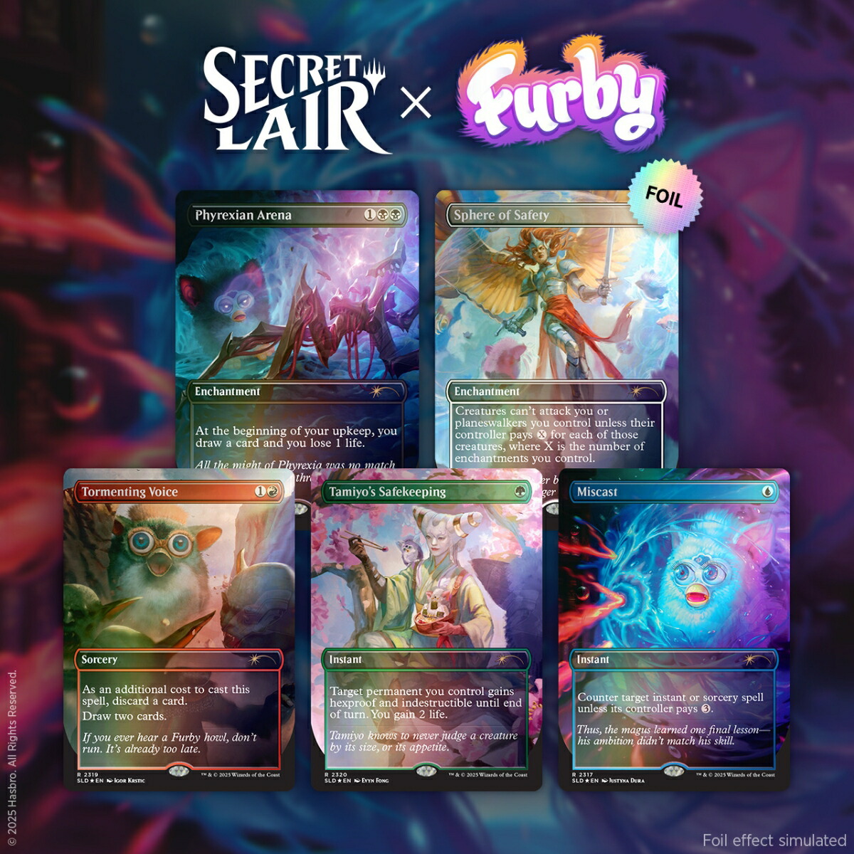マジック：ザ・ギャザリング Secret Lair Secret Scare Superdrop Secret Lair x Furby: Furbys: The Gathering Foil Edition【クレジットカード決済限定】画像