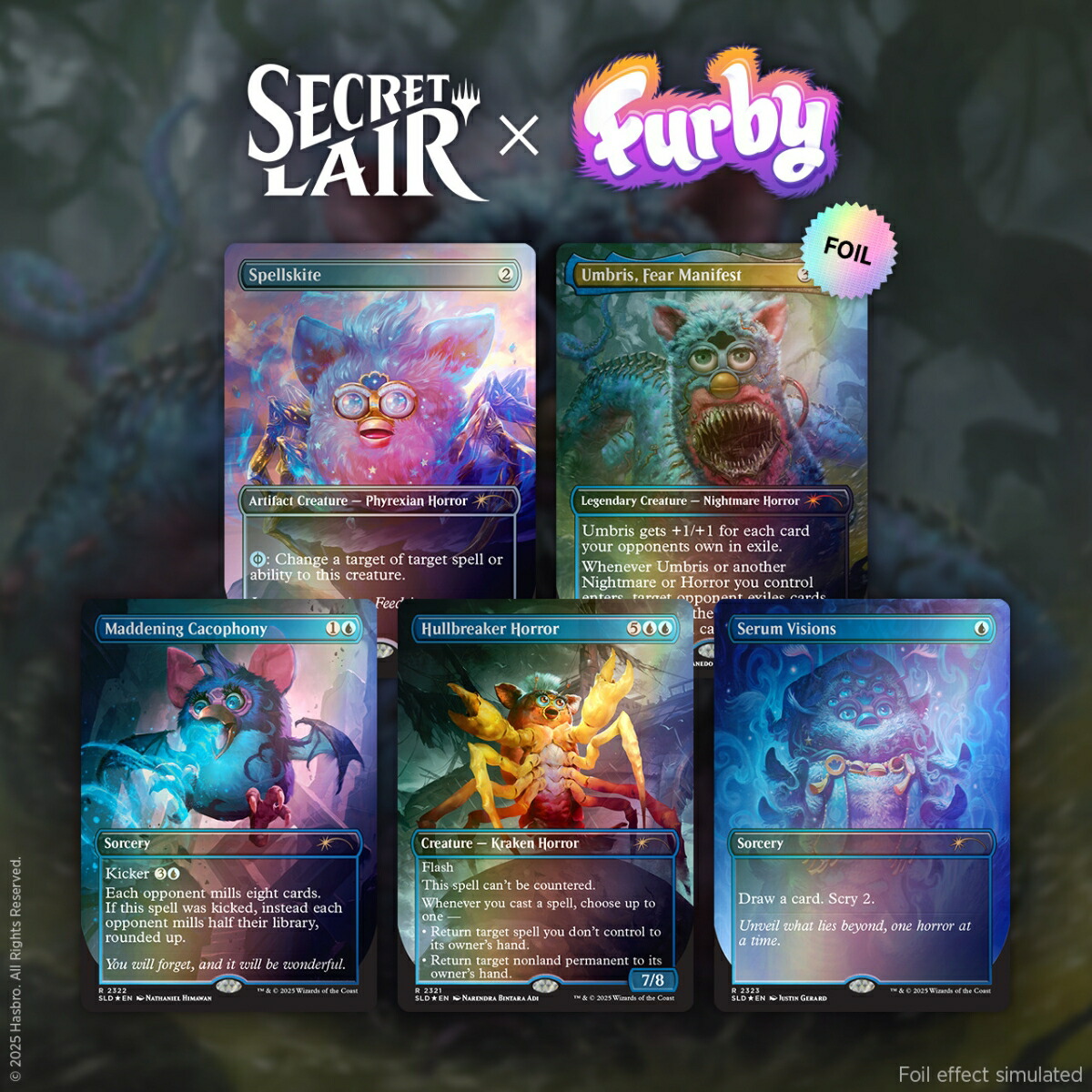 マジック：ザ・ギャザリング Secret Lair Secret Scare Superdrop Secret Lair x Furby: The Oddbodies Foil Edition【クレジットカード決済限定】画像