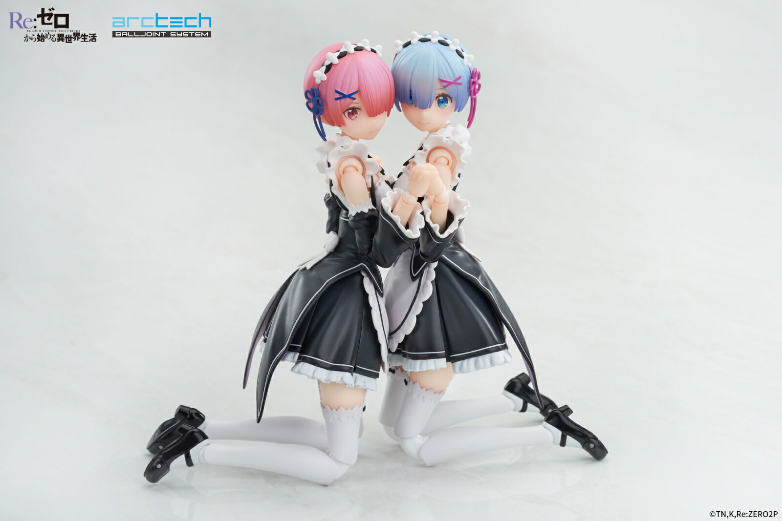 ARCTECH可動シリーズ 1/8 『Re:ゼロから始める異世界生活』 ラム＆レム セット (塗装済み完成品可動フィギュア)画像