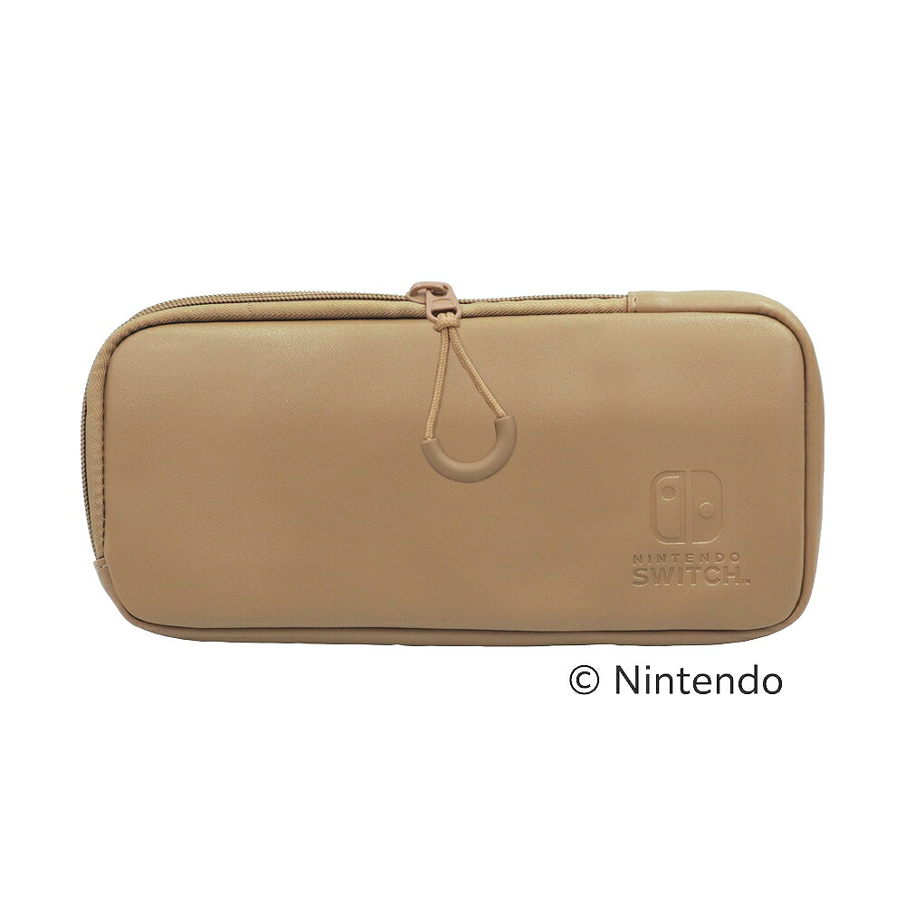 NintendoSwitch専用スマートポーチPUモカ