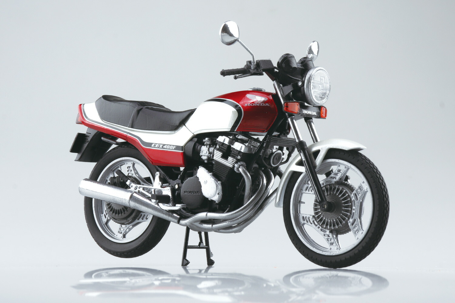 1/12完成品バイク Honda CBX400F パール/キャンディレッド (ミニカー)