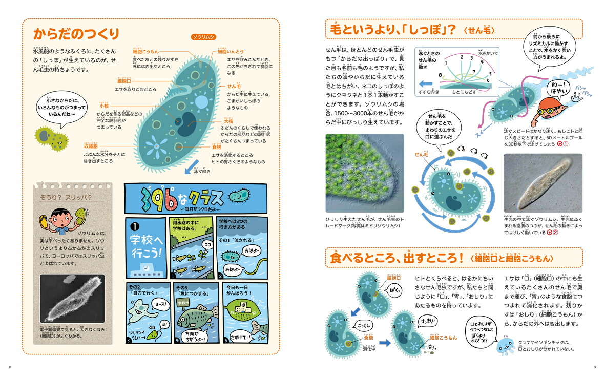 楽天ブックス おもしろミクロ生物の世界 ミジンコ アメーバ ゾウリムシ なかまたちが大集合 末友靖隆 本