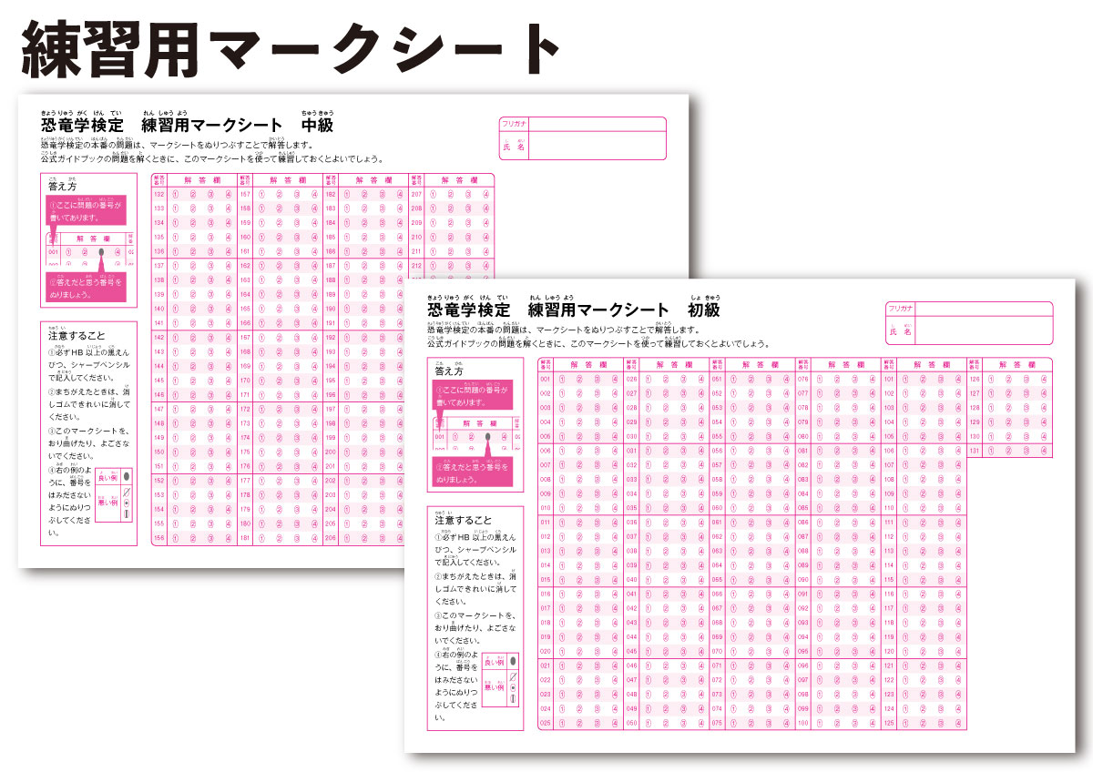 恐竜学検定公式ガイドブック初級・中級はじめての検定セット[平沢達矢]