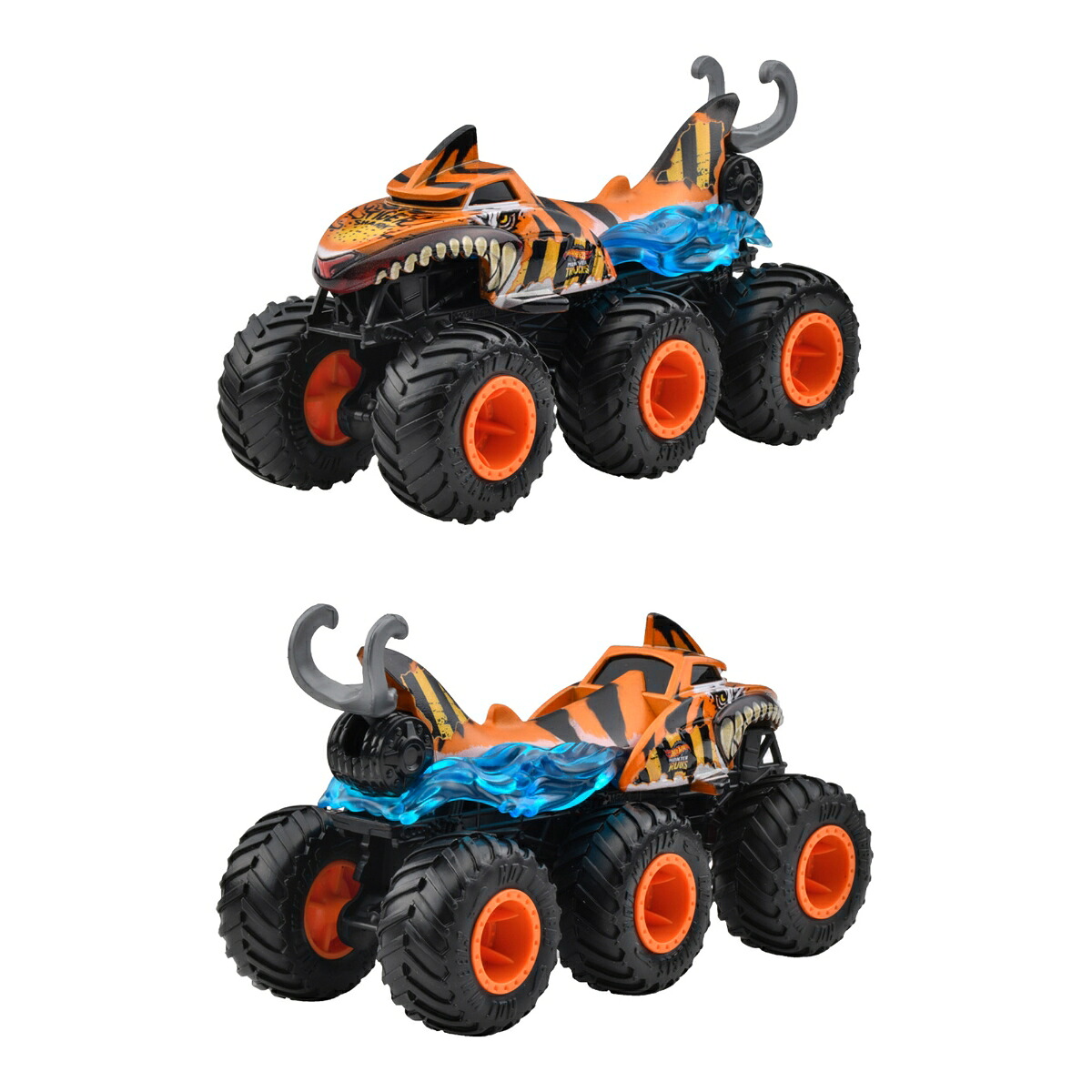 ホットウィール(HotWheels)モンスタートラックシャークvs.ダイノコレクションセット乗り物おもちゃミニカー6台入り3歳からマルチJGD68