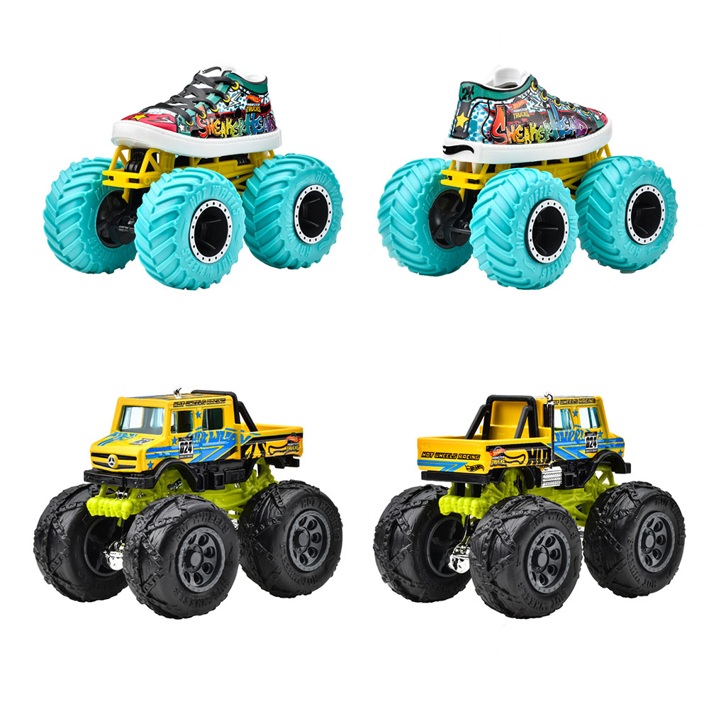 ホットウィール(HotWheels)モンスタートラック1:64アソート8台入りBOX販売乗り物おもちゃミニカー3歳からマルチ984K-FYJ44