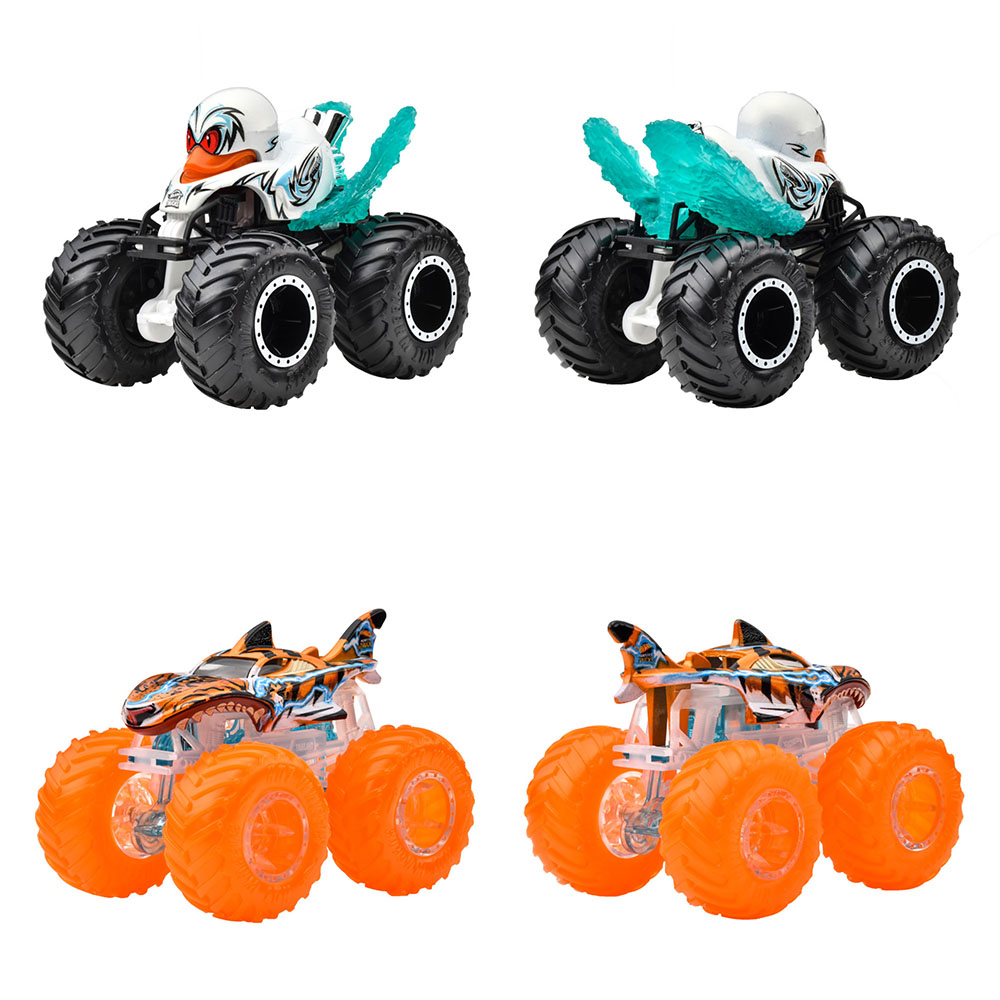 ホットウィール(HotWheels)モンスタートラック1:64アソート8台入りBOX販売乗り物おもちゃミニカー3歳からマルチ984K-FYJ44
