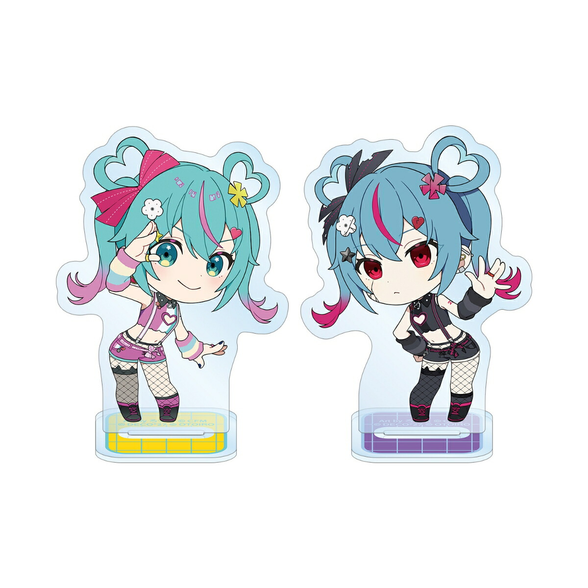 デコミクLIVE starring 初音ミク『Hello』Produced by DECO*27 / OTOIROデコミク Art by ろづ希 アクリルスタンド2個セット画像