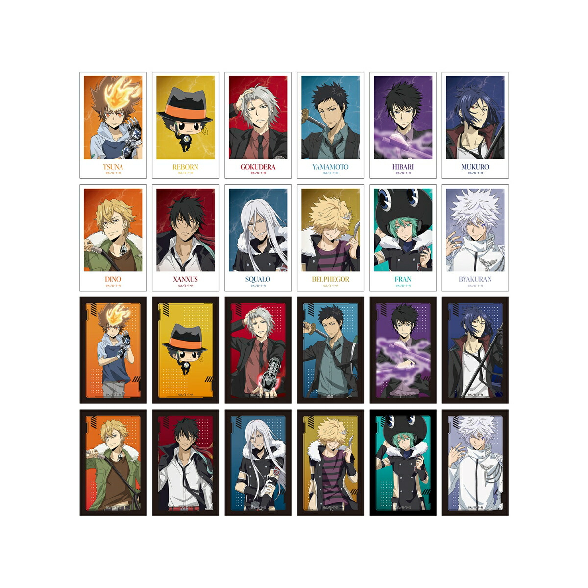 TVアニメ『家庭教師ヒットマンREBORN!』描き下ろし 戦闘前ver. トレーディングイラストカード(BOX＝24入)画像