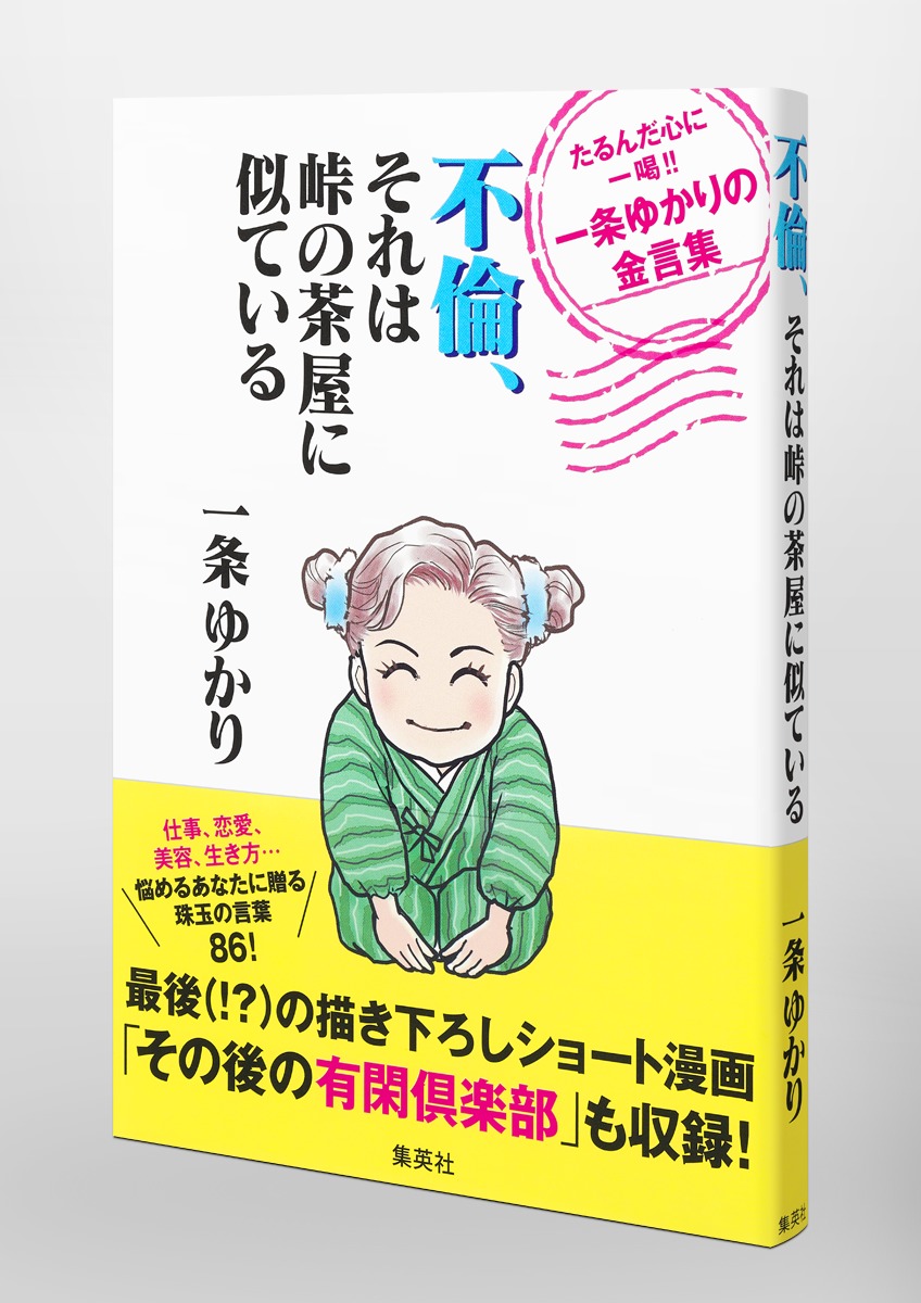 不倫、それは峠の茶屋に似ているたるんだ心に一喝!!一条ゆかりの金言集[一条ゆかり]
