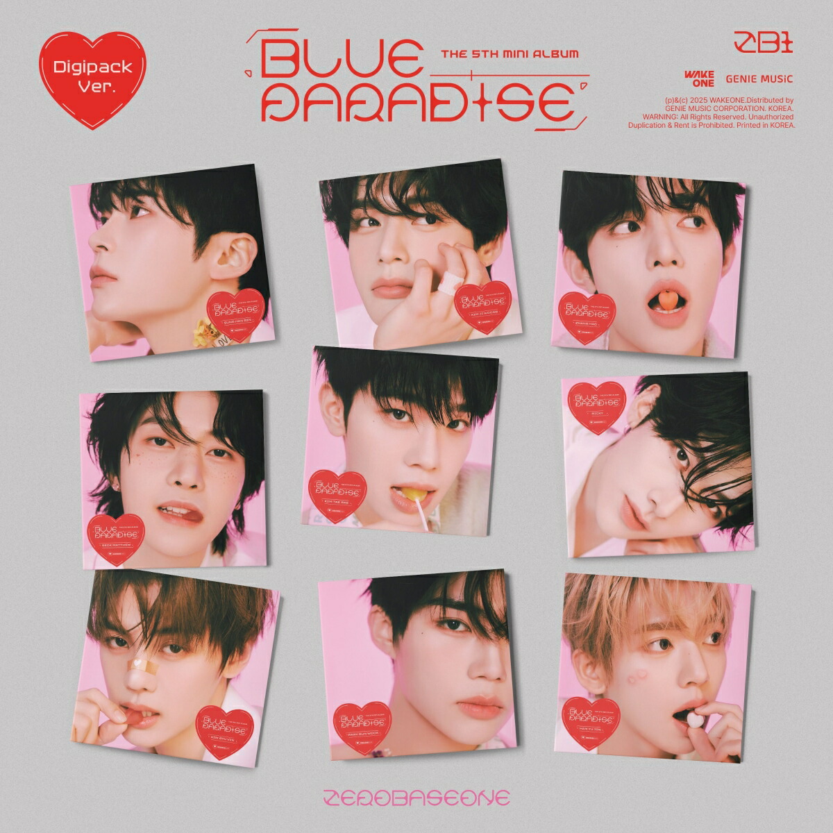 ŵBLUEPARADISE(DigipackVer.)(KIMGYUVIN)(ꥢ+ꥻ륫եȥ(ƥС218))[ZEROBASEONE]