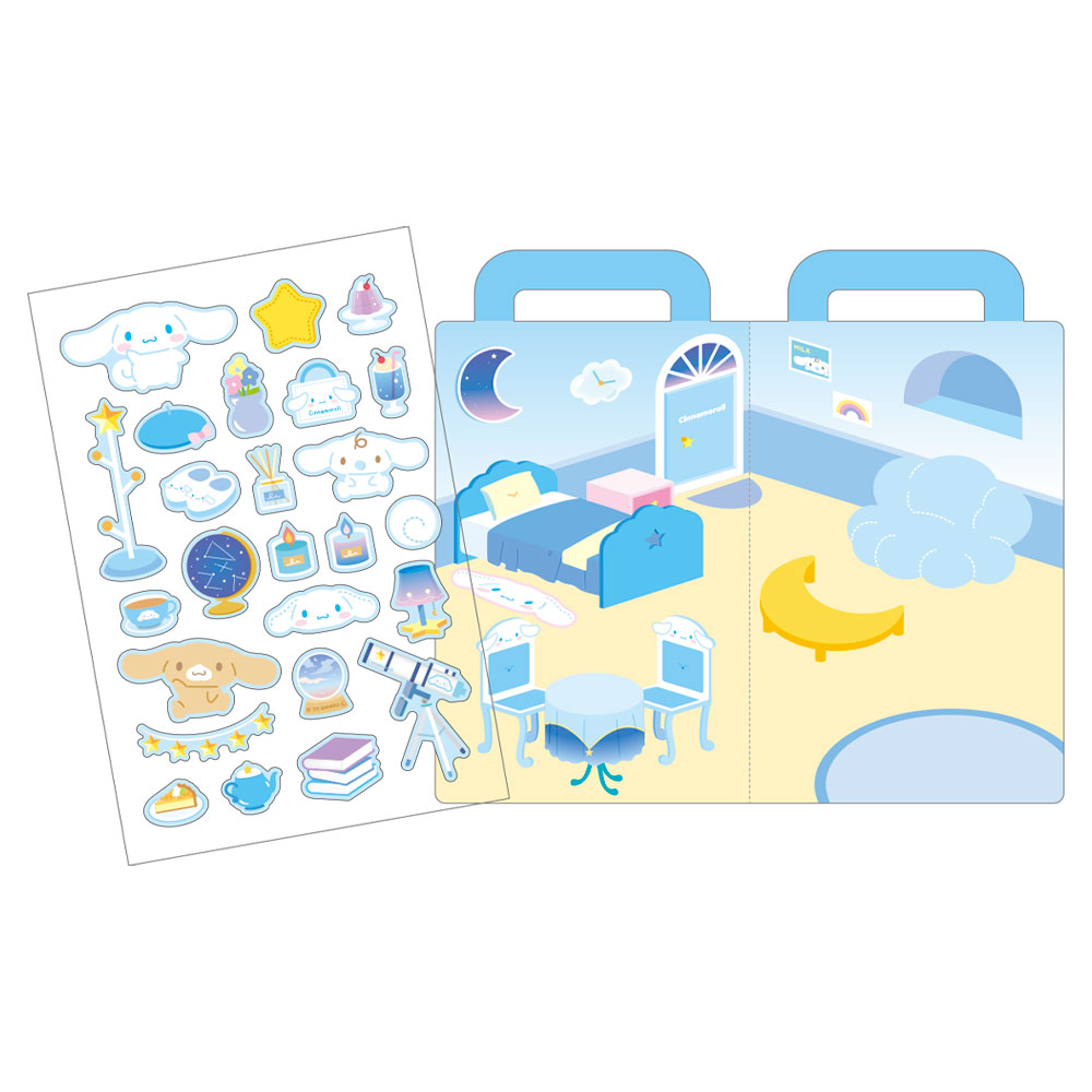 サンリオキャラクターズエンジョイステッカーセット　シナモンのお部屋画像