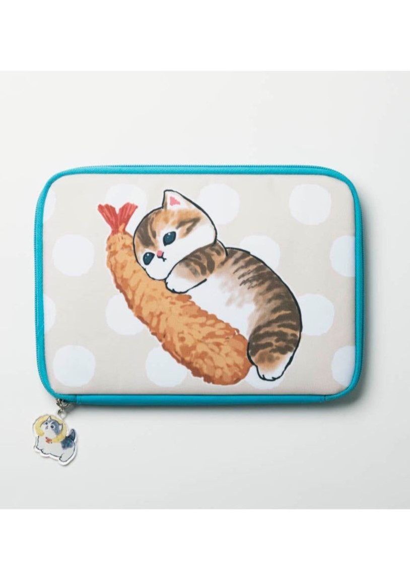 【モフサンド えびにゃん ムック本付録】えびにゃんじゃばらポーチ