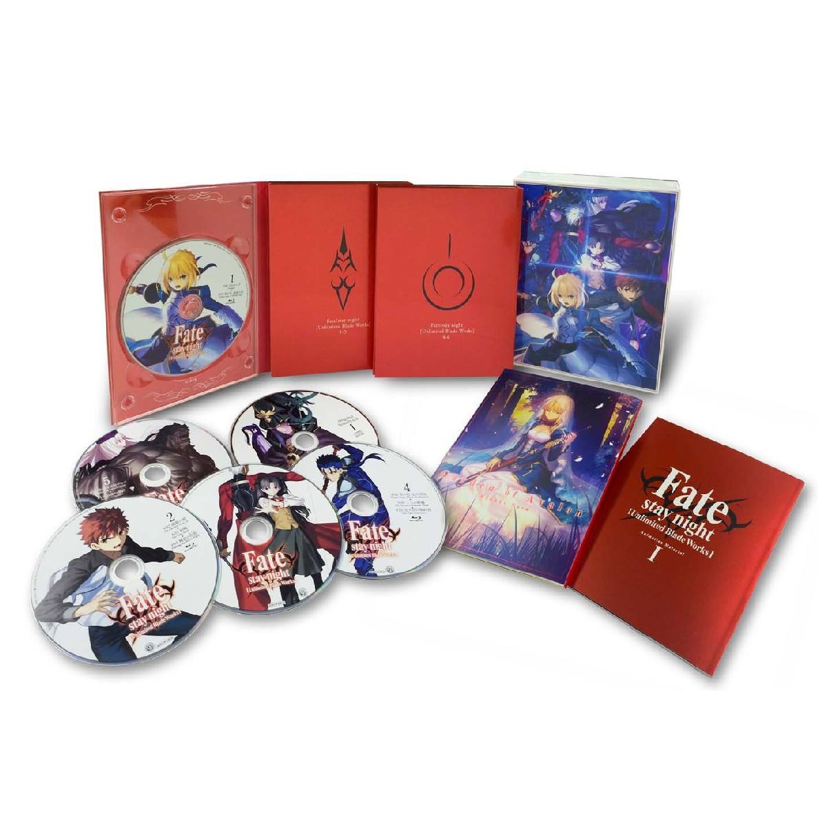 Fate/stay night [Unlimited Blade Works] Blu-ray Disc Box 1【完全生産限定版】【Blu-ray】画像