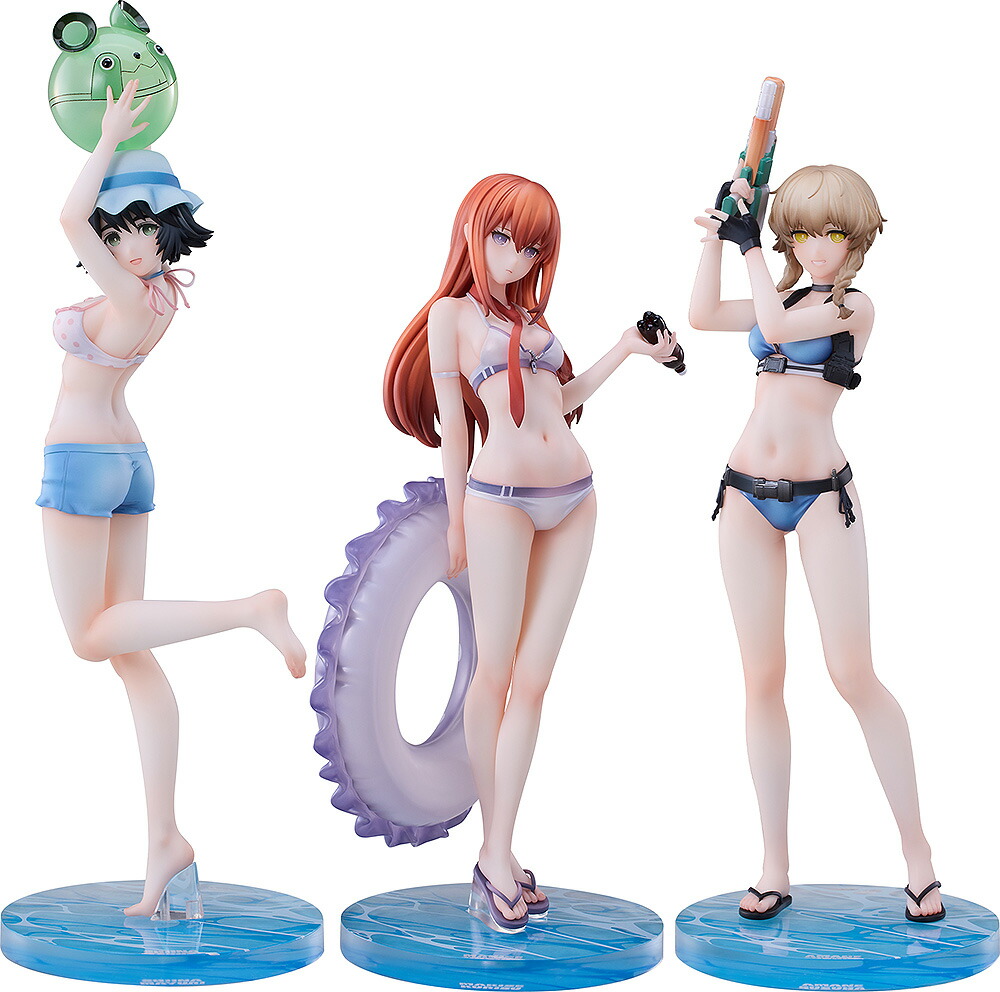 1/7 『STEINS;GATE』 牧瀬紅莉栖＆椎名まゆり＆阿万音鈴羽 水着Ver. セット (塗装済み完成品フィギュア)画像