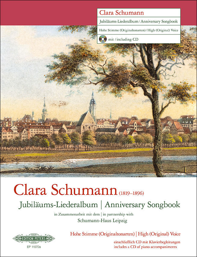 【輸入楽譜】シューマン, Clara: アニバーサリー・ソングブック(高声用): CD付画像