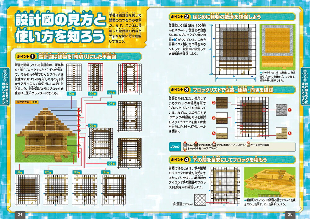 NintendoSwitch版マインクラフト建築ガイド（2）絶対つくれる設計図つき（ONECOMPUTERMOOK）[あち]
