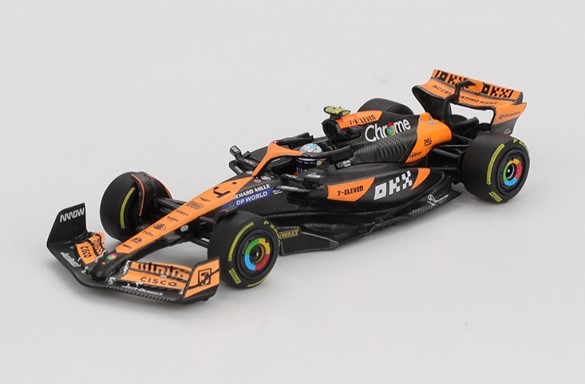 MINI-GT 1/64 マクラーレン F1 MCL38 2024 2位入賞車 #4 ハンガリーグランプリ Lando Norris 【MGT01145-BL】 (ミニカー)画像