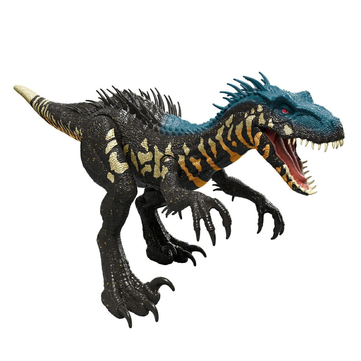 マテルジュラシックワールド(JURASSICWORLD)サウンド＆リアルインドラプトル子供向けフィギュア恐竜おもちゃ全長:約36cm4歳からブラックJLD32