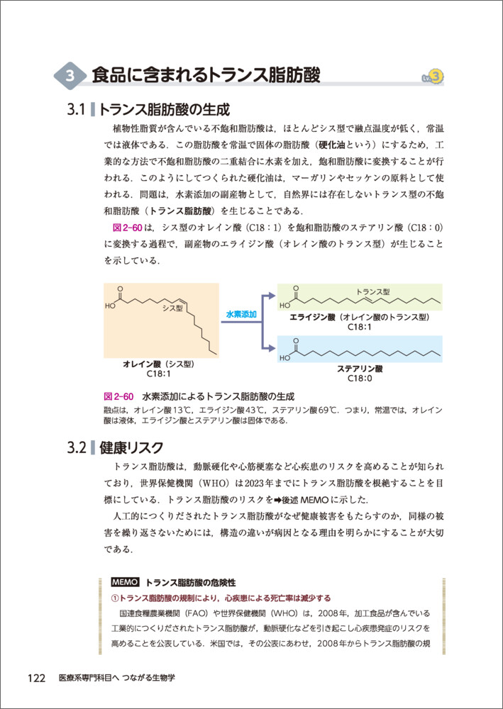 医療系専門科目へつながる生物学[冲永寛子]