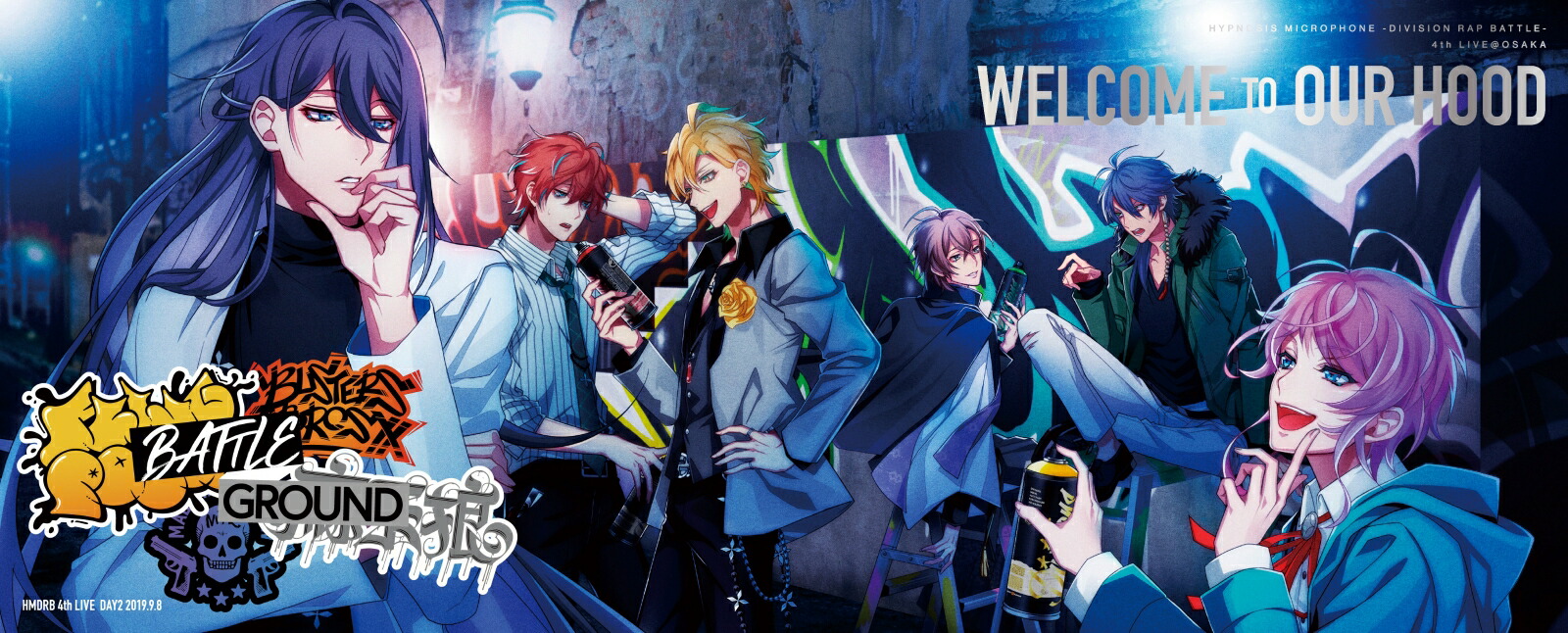 �ڳ�ŷ�֥å�������������ŵ�ۥҥץΥ����ޥ�����DivisionRapBattle-4thLIVE@����������WelcometoourHood��(����ѥ��ȥߥ顼�դ�)��Blu-ray��[�ҥץΥ����ޥ���]