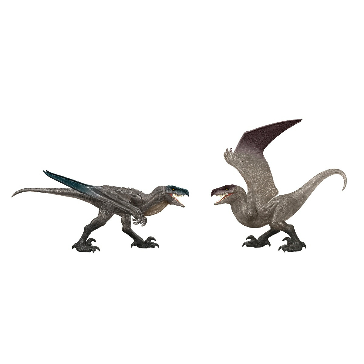 マテルジュラシックワールド(JURASSICWORLD)赤いダメージ！ミュータドン子供向けフィギュア恐竜おもちゃフィギュア2体4歳からグレーJLD30
