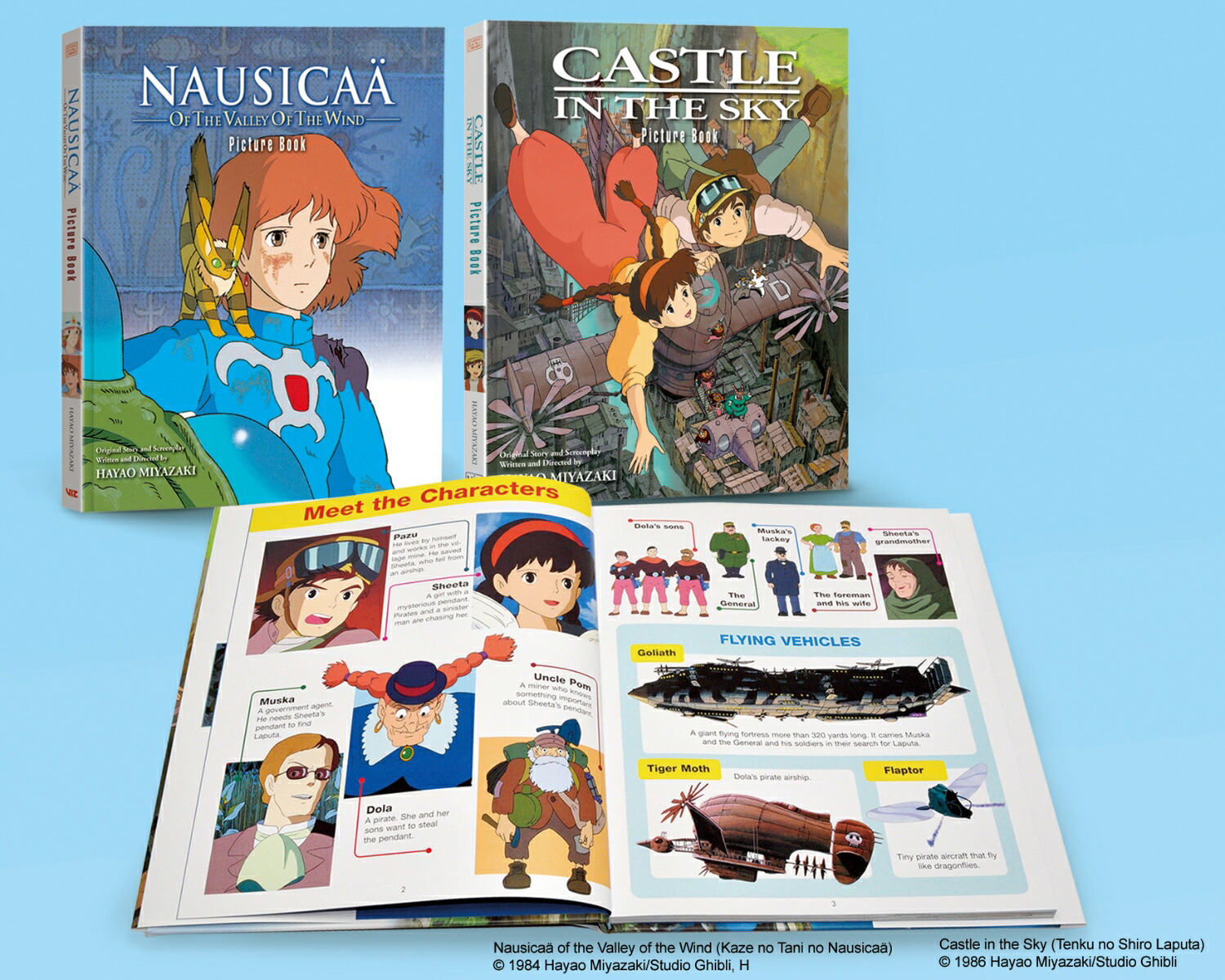 英語版　アニメ絵本（「風の谷のナウシカ」ほか）　（全2）画像