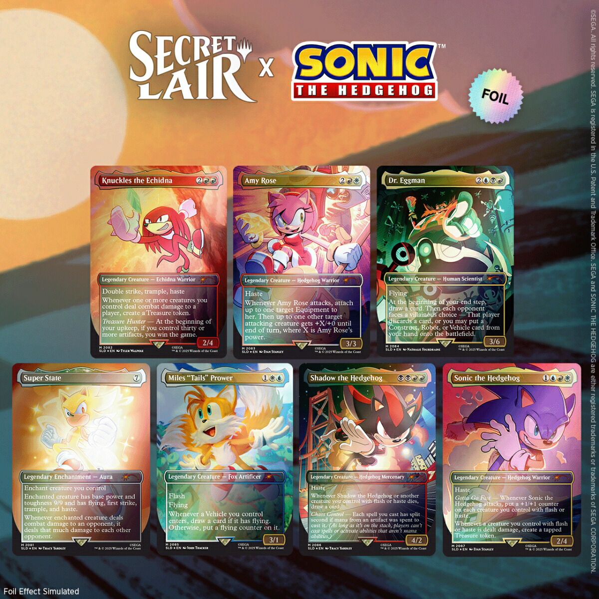 マジック：ザ・ギャザリング Secret Lair The Sonic Superdrop Secret Lair x Sonic: Friends and Foes Foil Edition【クレジットカード決済限定】画像