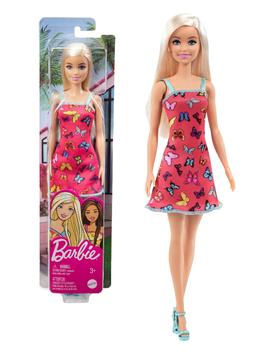バービー(Barbie)はじめてのバービーピンクドレス【着せ替え人形】【3才~】HBV05