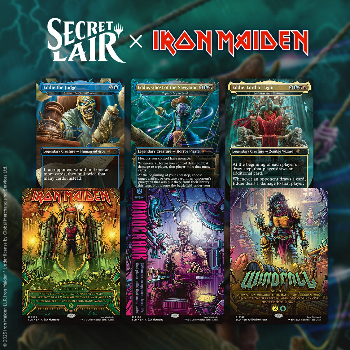 マジック：ザ・ギャザリング Secret Lair Secret Scare Superdrop Secret Lair x Iron Maiden: Eddie Unchained【クレジットカード決済限定】画像