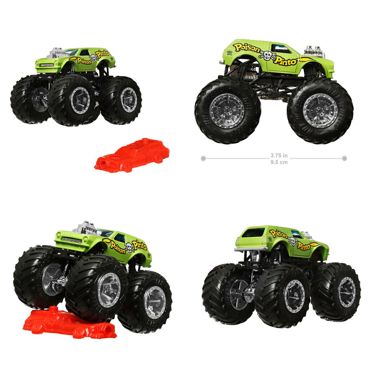 ホットウィール(HotWheels)モンスタートラック1:64アソート乗り物おもちゃミニカー8台入りBOX販売3歳からマルチ984M-FYJ44