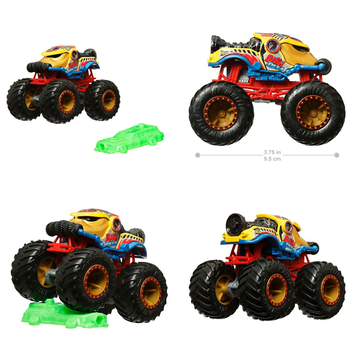 ホットウィール(HotWheels)モンスタートラック1:64アソート乗り物おもちゃミニカー8台入りBOX販売3歳からマルチ984M-FYJ44