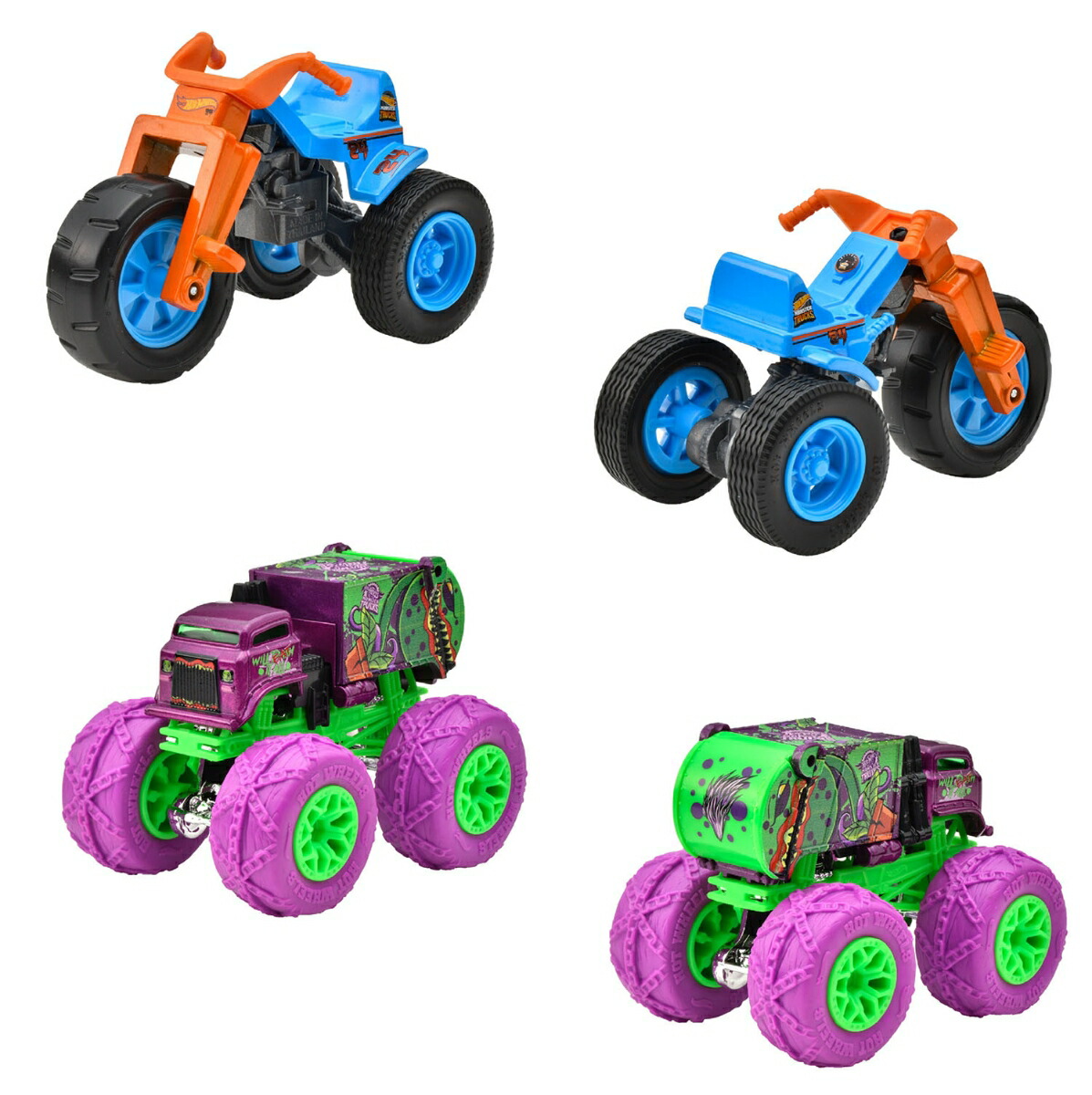 ホットウィール(HotWheels)モンスタートラック1:64アソート乗り物おもちゃミニカー8台入りBOX販売3歳からマルチ984M-FYJ44