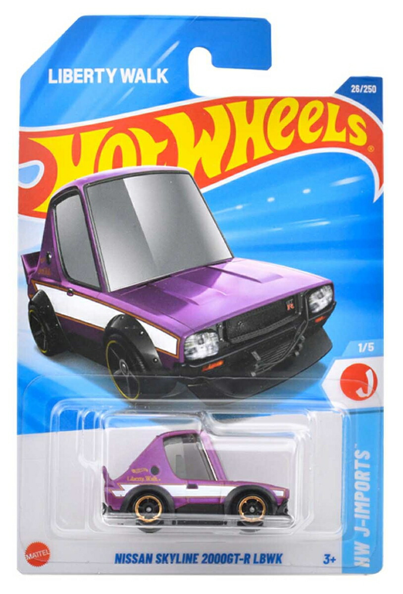 �ۥåȥ�������(HotWheels)�١����å����������������饤��2000GT-RLBWK���ʪ�������ߥ˥���3�Ф���ѡ��ץ�JFN52