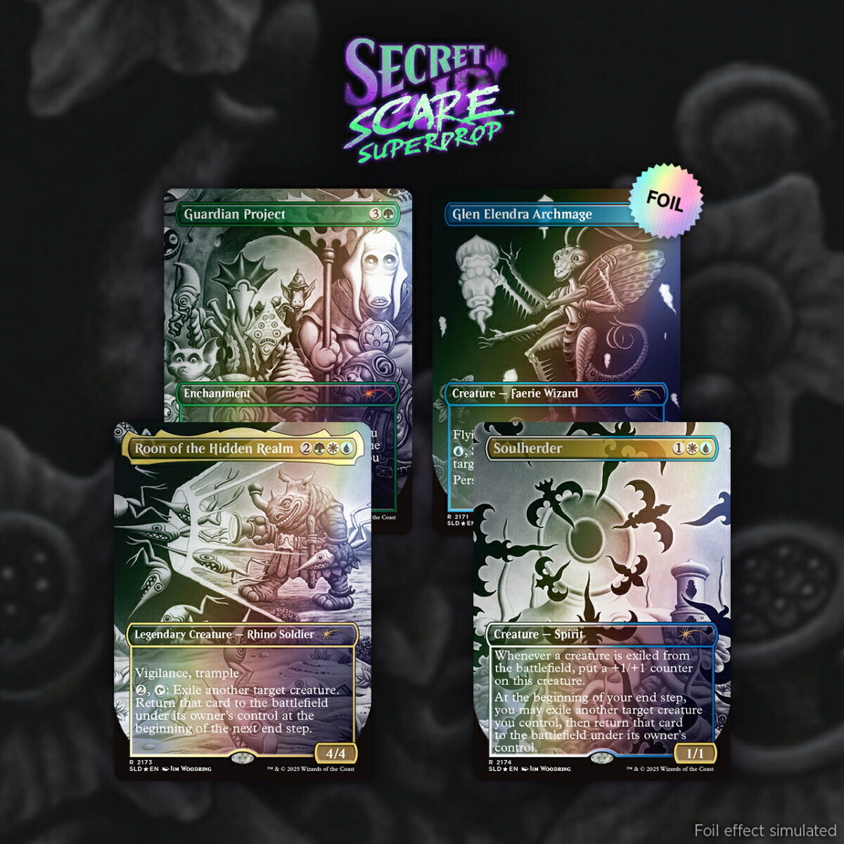 マジック：ザ・ギャザリング Secret Lair Secret Scare Superdrop Dreaming Darkly Foil Edition【クレジットカード決済限定】画像