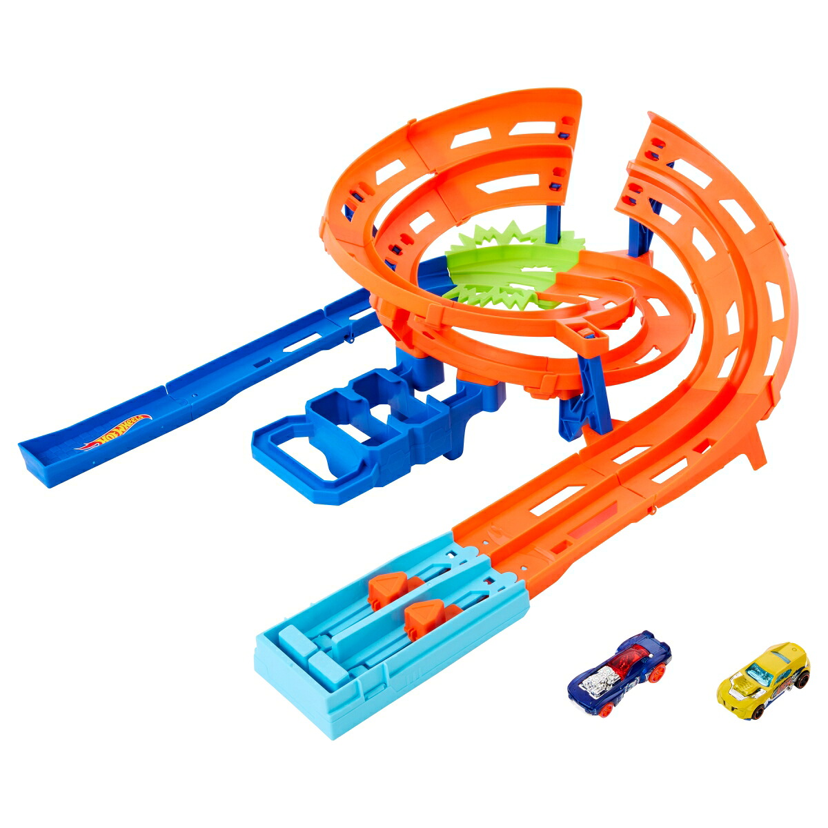 ホットウィール(HotWheels)スパイラルレースプレイセット【ミニカープレイセット】ミニカー2台付【4才~】HTK17