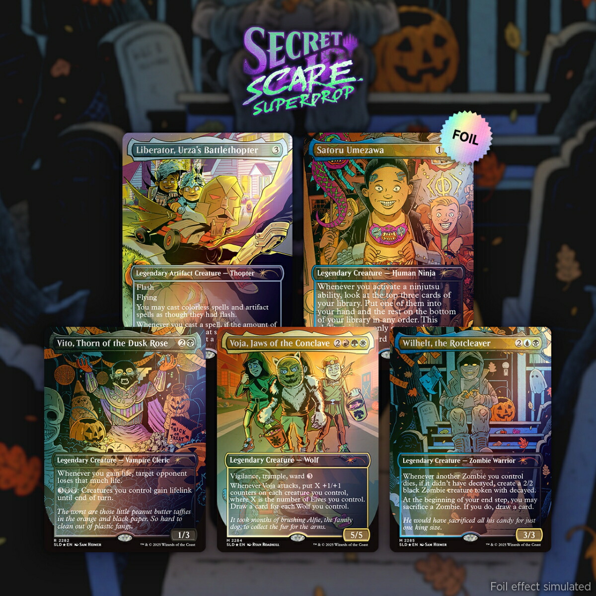 マジック：ザ・ギャザリング Secret Lair Secret Scare Superdrop Trick or Treat Foil Edition【クレジットカード決済限定】画像