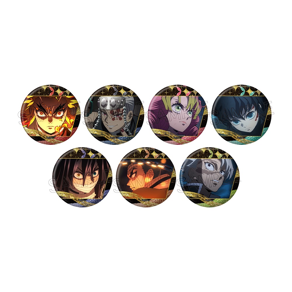 鬼滅の刃 グリッター 缶バッジVol．3B画像