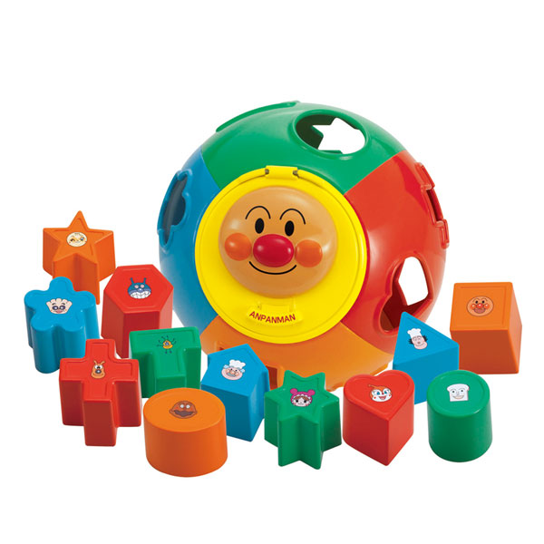 【箱付き！】おもちゃ４点セット！くるくるチャイム　まるまるパズル　アンパンマン