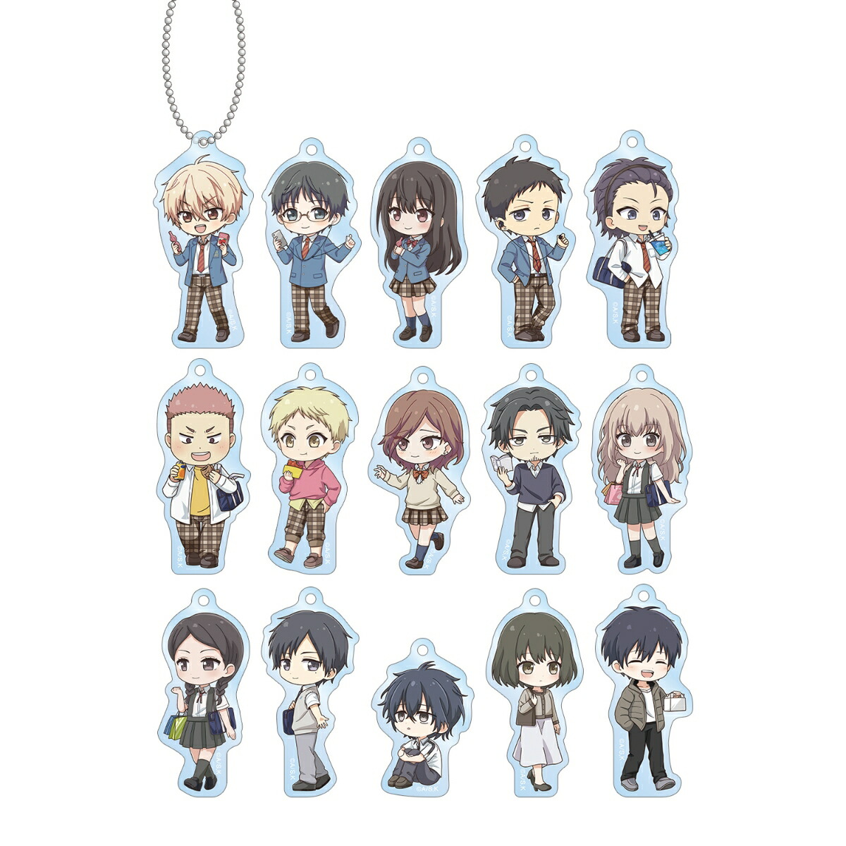 アニメ「この音とまれ！」トレーディング ちびキャラ 放課後ver. アクリルキーホルダー(BOX＝15入)画像