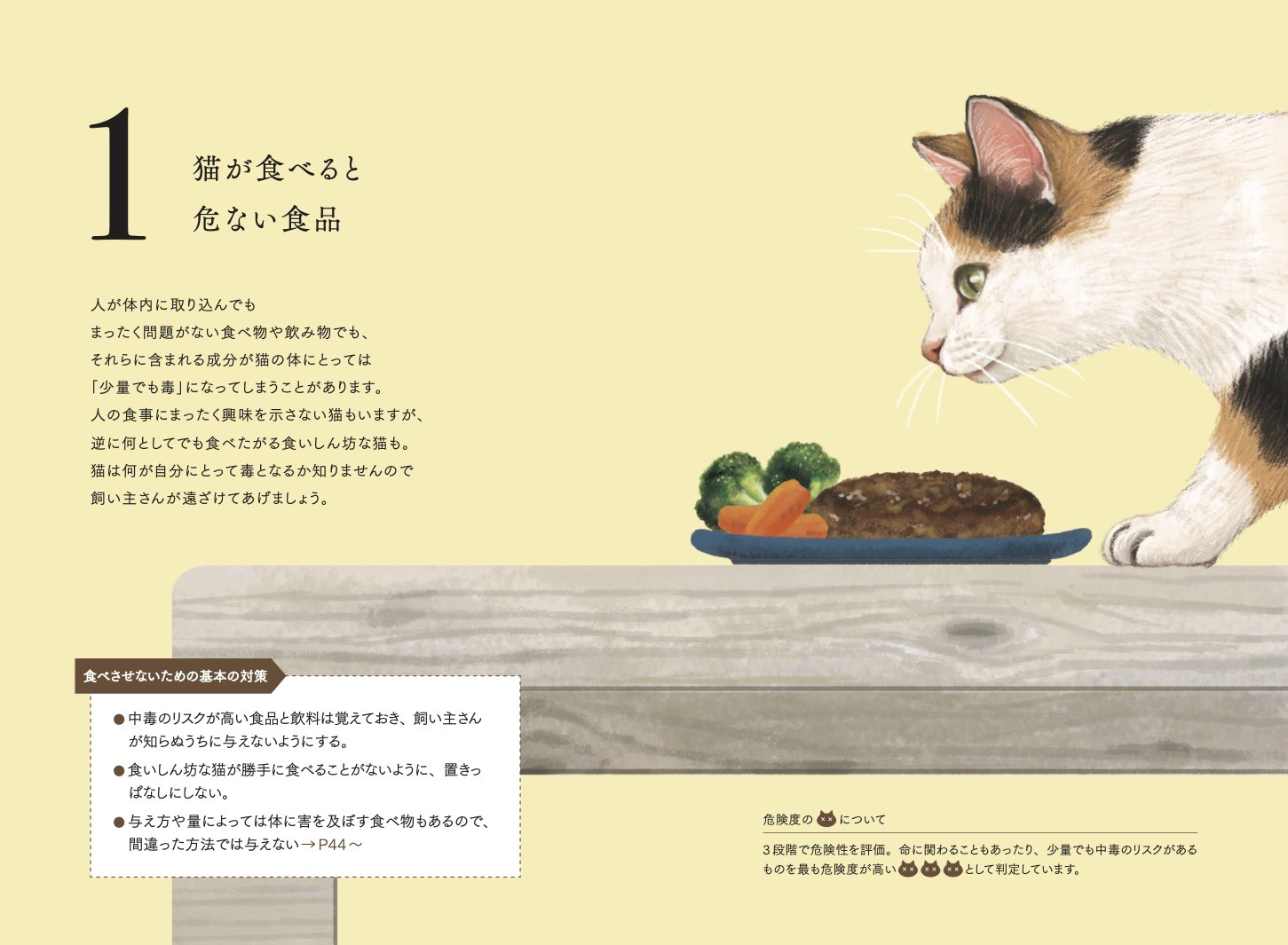 猫が食べると危ない食品・植物・家の中の物図鑑～誤食と中毒からあなたの猫を守るために[服部幸]