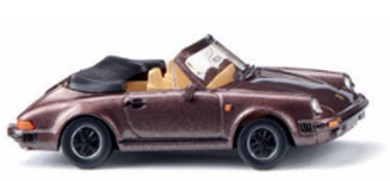 WIKING1/87ポルシェ911SCカブリオレ1978-84スモーキークォーツメタリック【016204】(ミニカー)