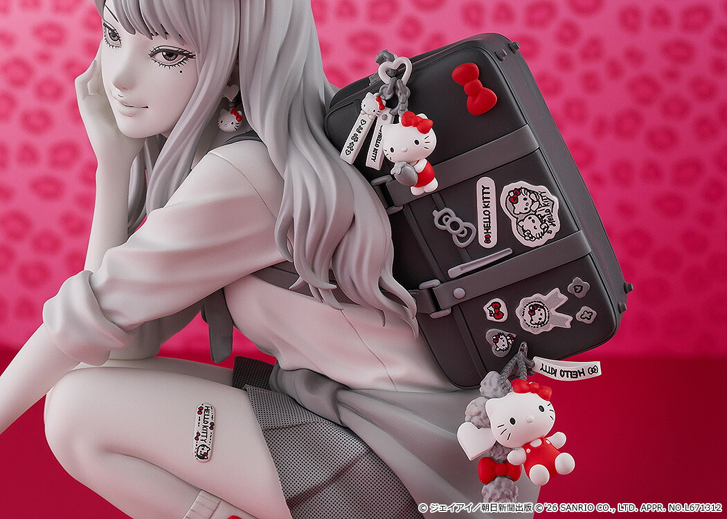 【2027年8月発売分三次受注】G.S.Collectionギャル富江×ハローキティ(塗装済み完成品フィギュア)
