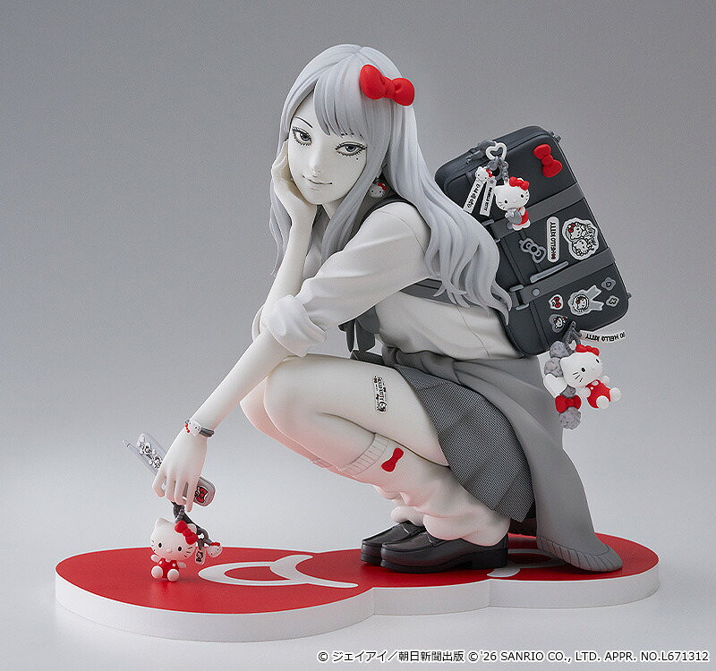 【2027年8月発売分三次受注】G.S.Collectionギャル富江×ハローキティ(塗装済み完成品フィギュア)