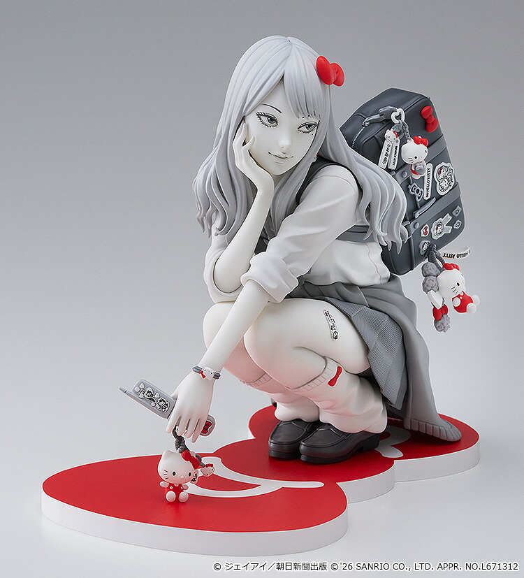 【2027年8月発売分三次受注】G.S.Collectionギャル富江×ハローキティ(塗装済み完成品フィギュア)