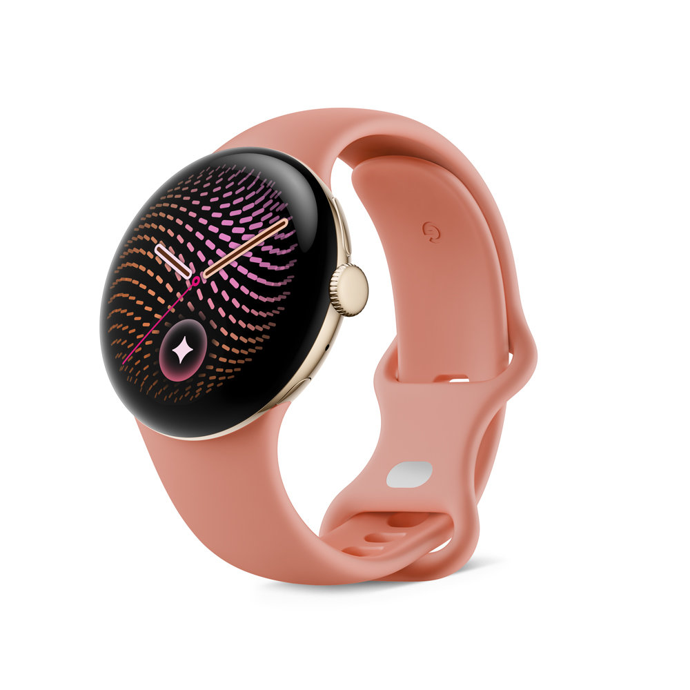 GooglePixelWatch5（41mm）ChampagneGoldアルミケース/Canyonアクティブバンド（第2世代）Wi-Fi