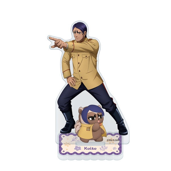 ゴールデンカムイ ゴールデンカムイ×どうぶつフォーゼ　アクリルスタンド10.鯉登少尉画像