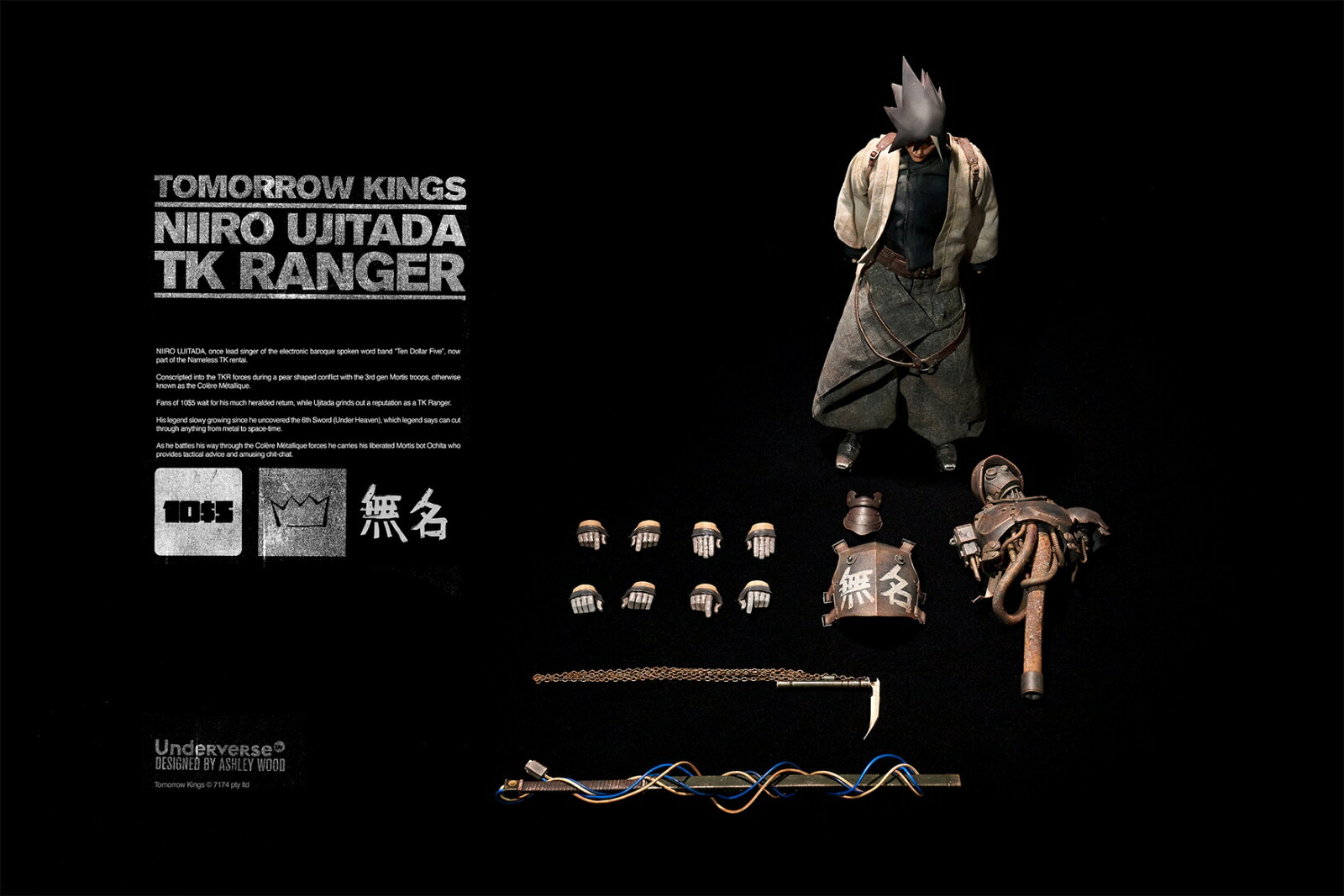 Underverse TOMORROW KINGS(トゥモローキングス) TK RANGER NIIRO UJITADA 1/6スケール 【31672067】 (可動フィギュア)画像
