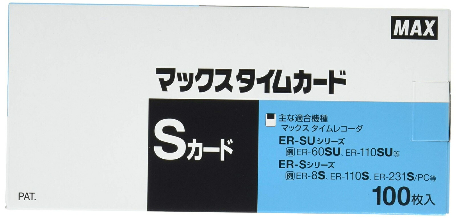 超格安一点 送料無料 単価1266円 セット マックス セット マックス Er Udカード 100枚入 タイム カード その他 Williamsav Com