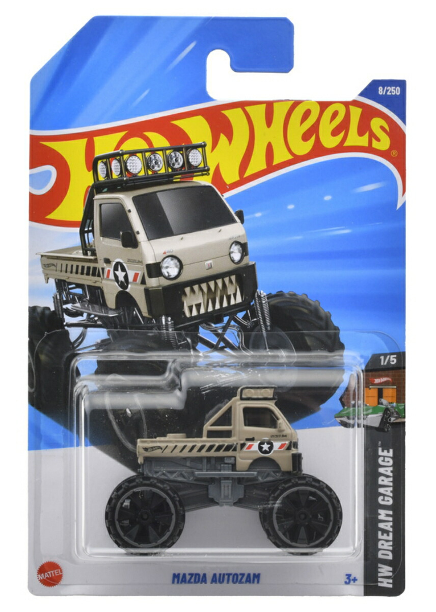 ホットウィール(HotWheels)ベーシックカーマツダオートザム乗り物おもちゃミニカー3歳からブラウンJFN40