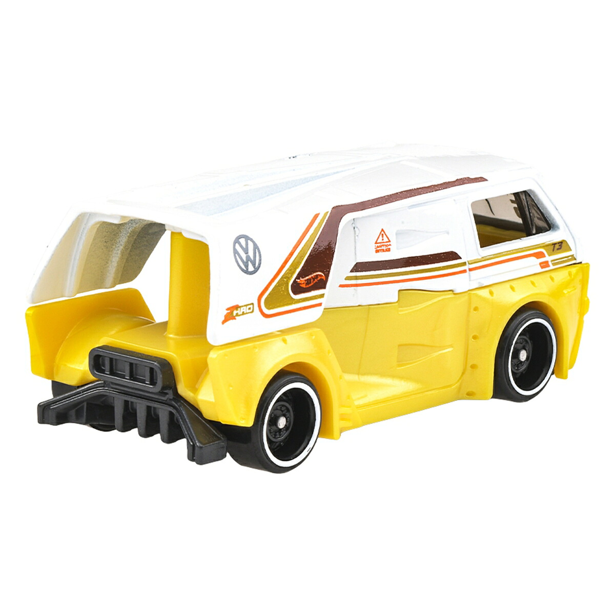 ホットウィール(HotWheels)ベーシックカーフォルクスワーゲンT3カスタム乗り物おもちゃミニカー3歳からイエローJFN48